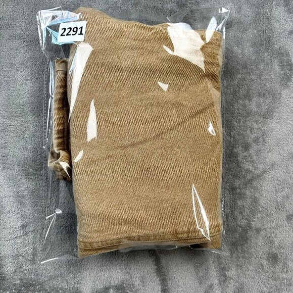 Vintage 80's Forenza Mom Jeans Size 16 High Waisted Camel Acid Wash Unique - Picture 9 of 9